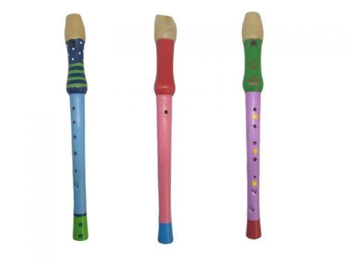 Деревянная флейта Руди цветная 33 см Д214у фото 1