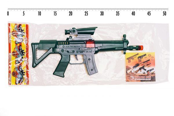 Іграшковий автомат-тріскачка Golden Gun M16 801 фото 4