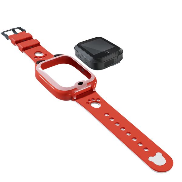 Детские водонепроницаемые GPS часы MYOX MX-58UW (4G) оранжевые с видеозвонком фото 9