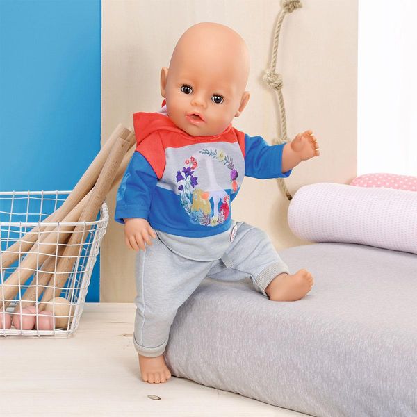 Ляльковий наряд BABY BORN - Трендовий спортивний костюм (синій) фото 4