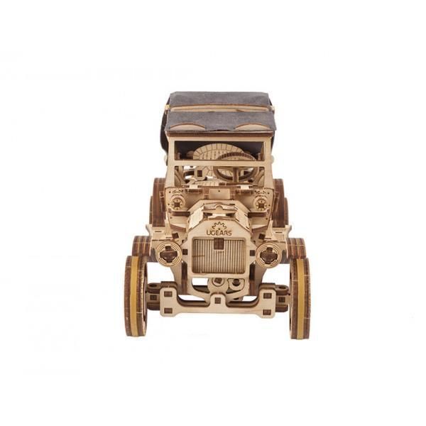 3D конструктор механічний дерев'яний Ugears Ретро автомобіль 337 деталей 70175 фото 8