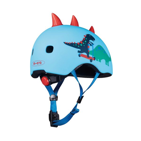 Защитный шлем премиум MICRO с LED габаритами Скутерозавр размер S 48–53 cm фото 5