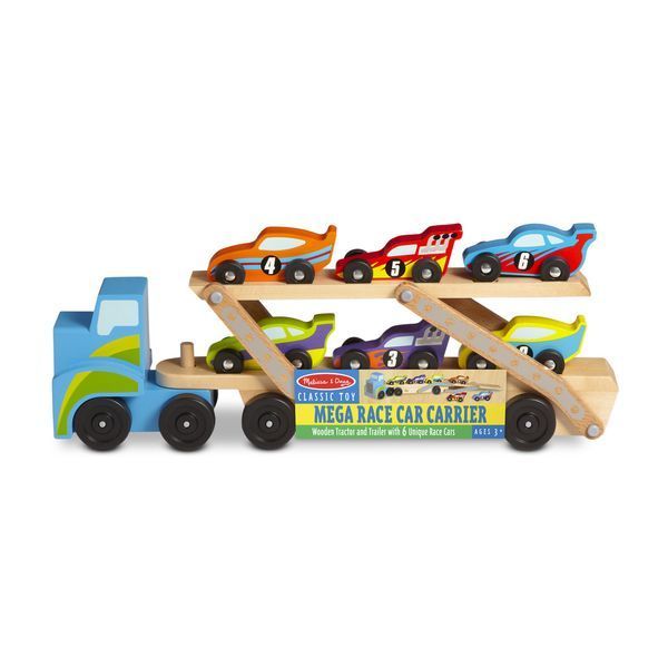 Дерев'яний мегатягач автомобілів Melissa&Doug MD12759 фото 4