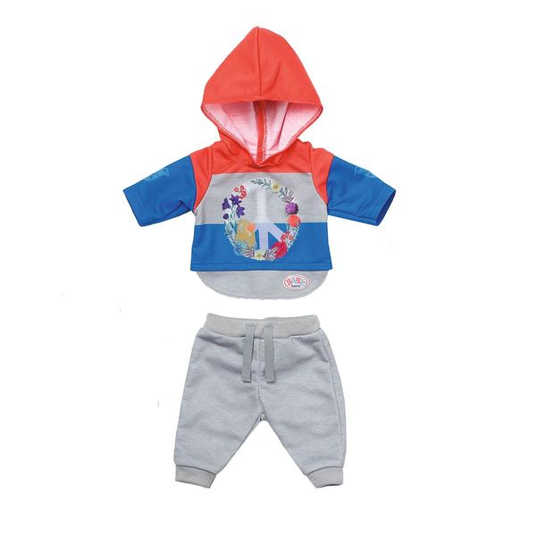Ляльковий наряд BABY BORN - Трендовий спортивний костюм (синій) фото 1