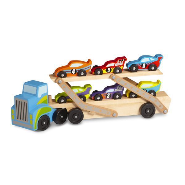 Дерев'яний мегатягач автомобілів Melissa&Doug MD12759 фото 3