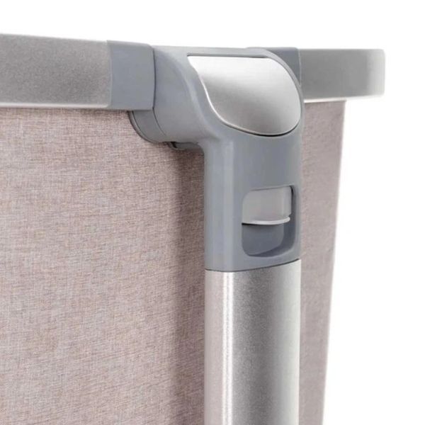 Детская приставная кроватка с матрасом 2-в-1 CARRELLO Aria CRL-16402 Silver Grey с рождения фото 5