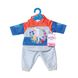 Ляльковий наряд BABY BORN - Трендовий спортивний костюм (синій) фото 7