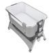 Детская приставная кроватка с матрасом 2-в-1 CARRELLO Aria CRL-16402 Silver Grey с рождения фото 3