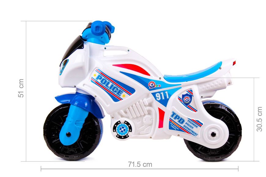 Мотоцикл-каталка ТехноК POLICE 5125 фото 3