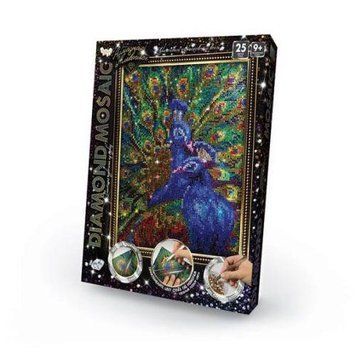 Алмазная мозаика Danko Toys Diamond Mosaic Павлин DM-02-03 фото 1
