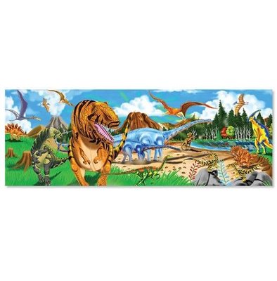 Мега - пазл гигант Melissa&Doug "Страна динозавров" 48 элементов 125 х 40 см MD10442 фото 1