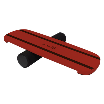 Деревянный балансборд SwaeyBoard форма Standart Classic с ограничителями красный до 120 кг фото 1