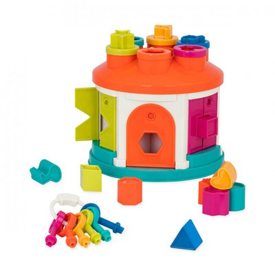 Розвиваюча дитяча іграшка сортер - Розумний Будиночок (12 форм) BT2580Z фото 1