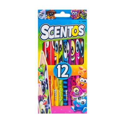 Набір ароматних олівців Scentos - ФАНТАЗІЯ (12 кольорів) фото 1