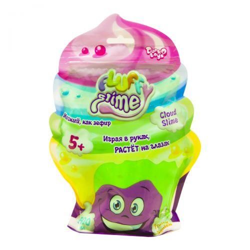 Слайм Danko Toys Fluffy Slime у банці зелений (рос) 500 г FLS-02-01 фото 1