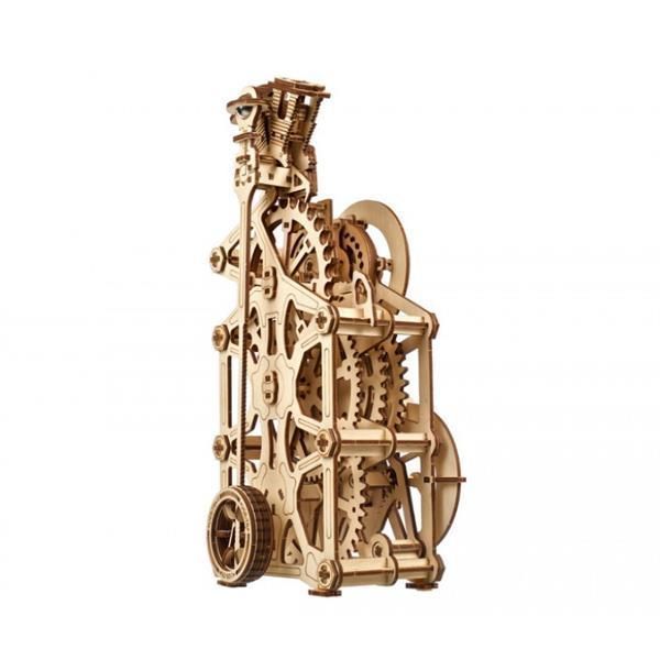 3D конструктор механічний дерев'яний Ugears Годинник-двигун 265 деталей 70217 фото 5