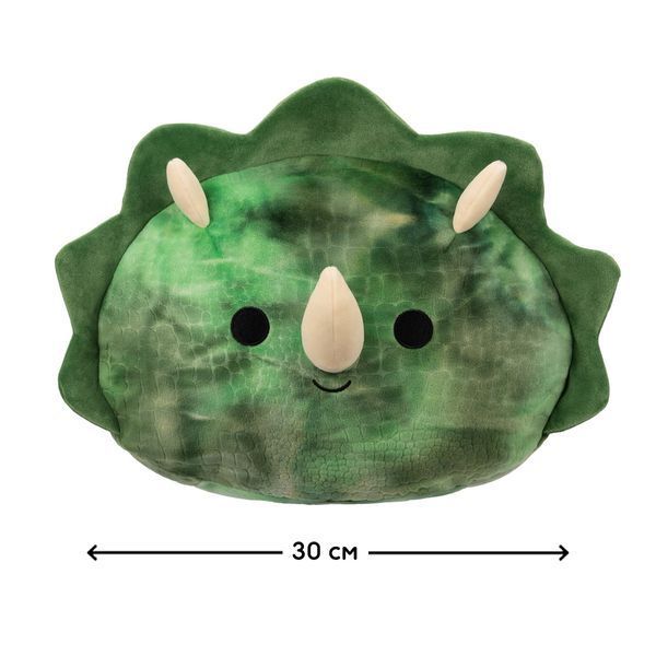 Мягкая игрушка - антистресс SQUISHMALLOWS Трицератопс Трей 30 см фото 2