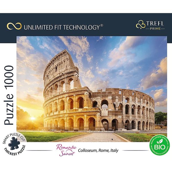 Пазли Trefl "Колізей, Рим, Італія" 1000 елементів серії Безмежна колекція 68х48 см 10691 фото 2