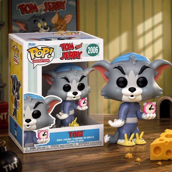 Ігрова фігурка FUNKO POP! Том і Джеррі S4 Том із будильником 9,6 см 86282 фото 3