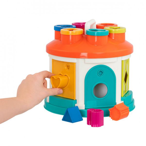 Развивающая детская игрушка сортер - Умный Домик (12 форм) BT2580Z фото 5