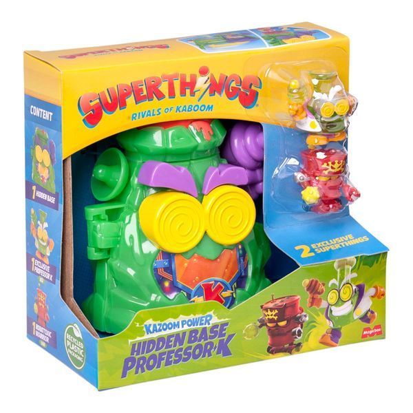 Игровой набор SUPERTHINGS Kazoom Power Скрытая база Профессора К с 2 фигурками PSTSP112IN250 фото 5