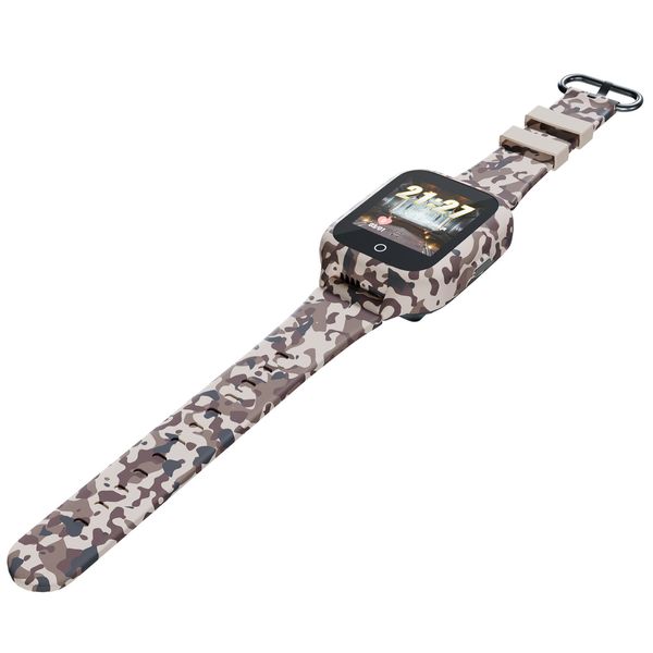 Дитячий водонепроникний GPS годинник MYOX MX-72BRW (4G) камуфляж з відеодзвінком фото 6