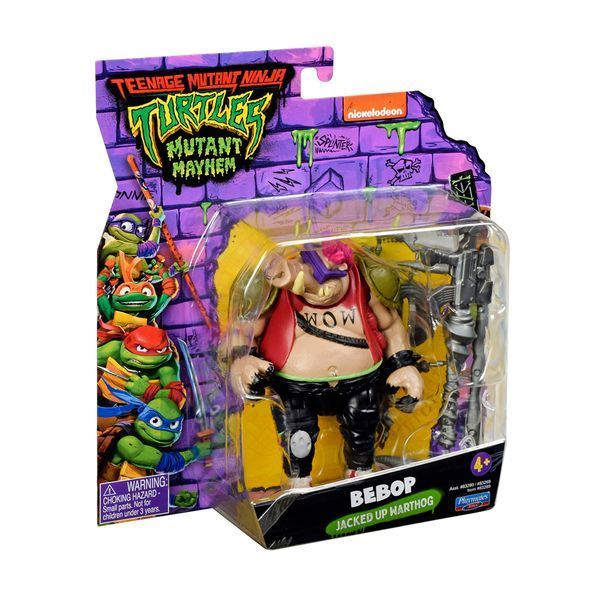Игровая фигурка с артикуляцией TMNT Черепашки-Ниндзя Movie III Бибоп 11 см фото 6