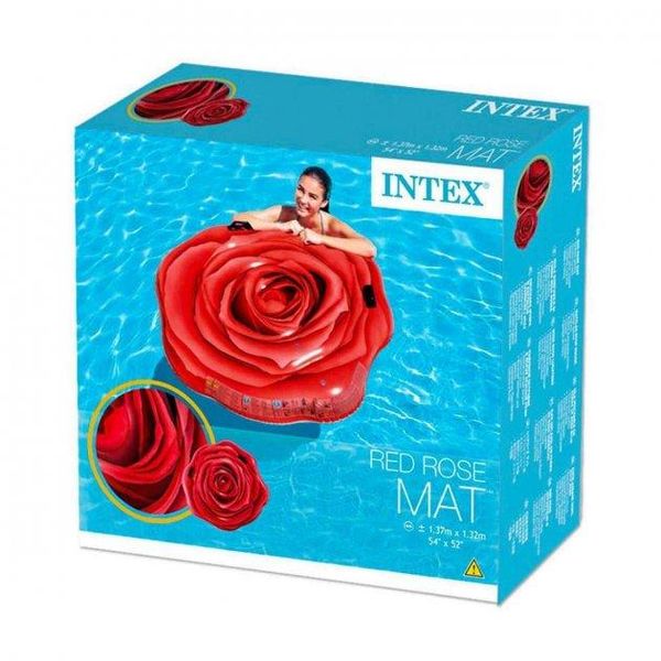 Матрац для плавання Intex Троянда 137х132см 58783 фото 7