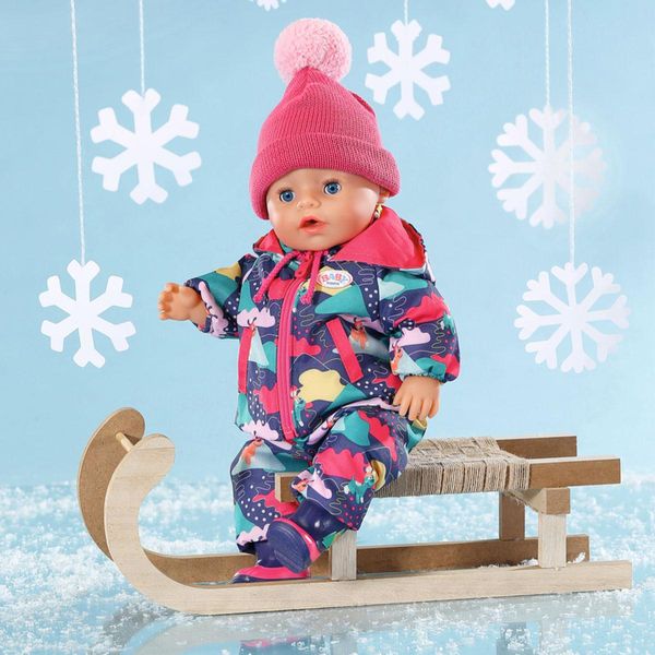 Лялькове вбрання BABY BORN серії "Deluxe" - Снігова зима (куртка, штани, шапочка, чобітки на пупса 43 см) фото 5