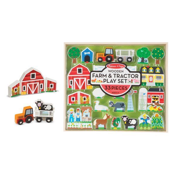 Деревянный набор "Ферма и трактор" Melissa&Doug MD14800 фото 3