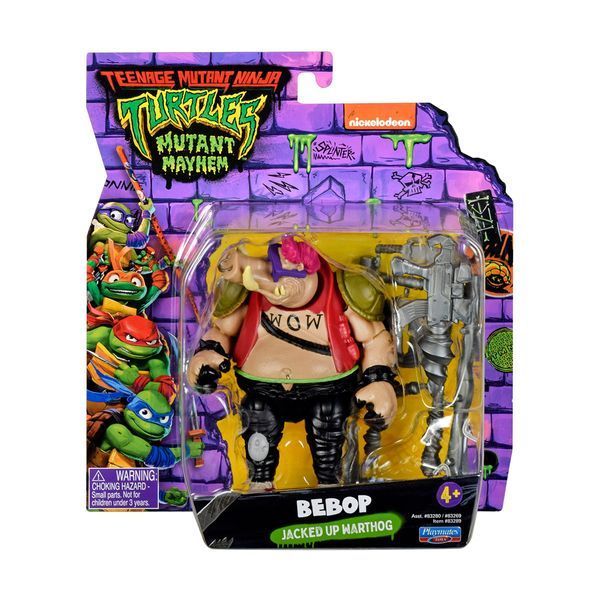 Игровая фигурка с артикуляцией TMNT Черепашки-Ниндзя Movie III Бибоп 11 см фото 5