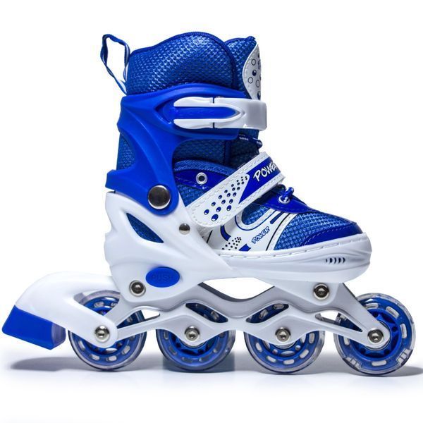 Роликові ковзани дитячі розсувні 29-33 Superpower Blue PU фото 2