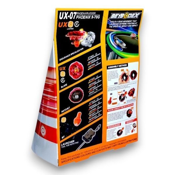 Бейблейд X Феникс Руддер (Beyblade X Phoenix Rudder) сезон 2 стиль атака UX-07 фото 3