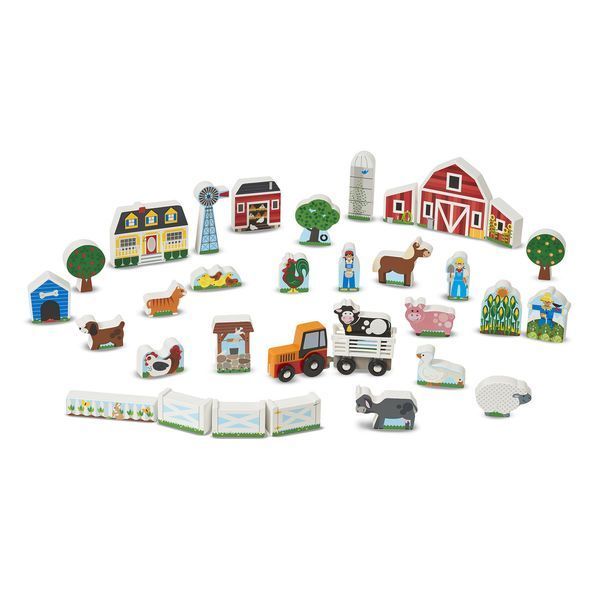 Деревянный набор "Ферма и трактор" Melissa&Doug MD14800 фото 4