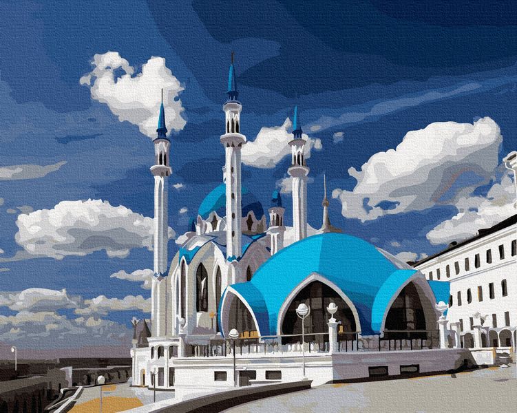 Картина за номерами BrushMe "Блакитна мечеть" 40х50см BS21165 фото 1