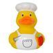Стильна тематична гумова качечка FunnyDucks "Кухар" L1898 фото 1
