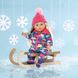 Лялькове вбрання BABY BORN серії "Deluxe" - Снігова зима (куртка, штани, шапочка, чобітки на пупса 43 см) фото 3