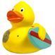 Стильна тематична гумова качечка FunnyDucks "Серфінгист" L1335 фото 1