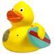 Стильна тематична гумова качечка FunnyDucks "Серфінгист" L1335 фото 1
