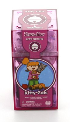 Игровой набор с животными COG Kitty Cats 16 предметов + игровая поверхность T092 фото 1