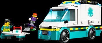 Конструктор LEGO City Скорая помощь 184 детали с 5 лет 60451 фото 1