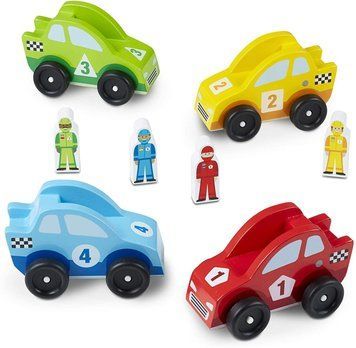 Деревянный набор "Гоночные автомобили" Melissa&Doug MD706 фото 1