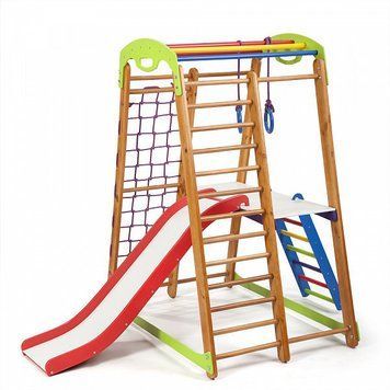 Домашний спортивный уголок для детей Кроха 2 Plus 2 SportBaby (7 элементов) фото 1