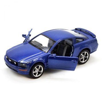 Іграшкова машинка Kinsmart Ford Mustang GT, металева, синя KT5091W фото 1