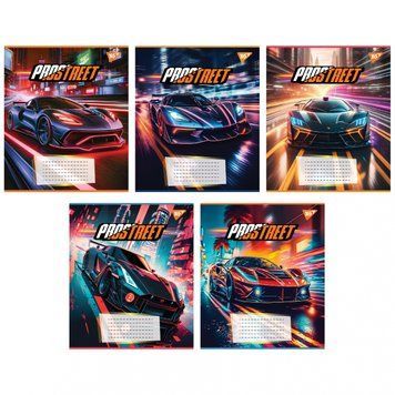 Набір учнівських зошитів Yes Prostreet формат А5, 60 арк. в клітинку 10 шт. 767146 фото 1