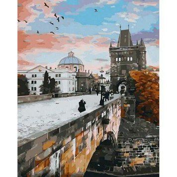 Картина по номерам Rainbow Art "Осенняя мостовая" 40х50см GX44276 фото 1