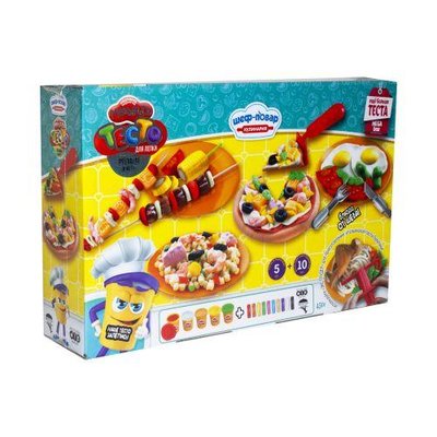 Тісто для ліплення Danko Toys Master-Do: Шеф-кухар. Кулінарія MEGA BOX (рос) TMD-09-01 фото 1