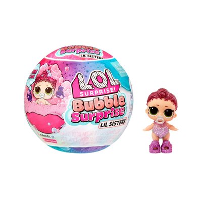 L.O.L. SURPRISE! Ігровий набір - сюрприз з лялькою в яйці серії "Color Change Bubble Surprise" Сестрички з аксесуарами фото 1