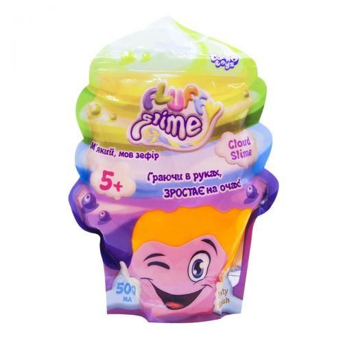 Слайм Danko Toys Fluffy Slime в банке оранжевый укр 500 г FLS-02-01U фото 1