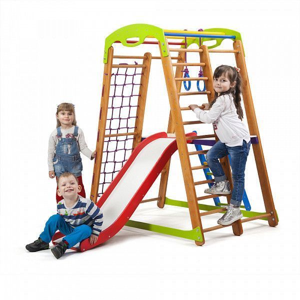 Домашний спортивный уголок для детей Кроха 2 Plus 2 SportBaby (7 элементов) фото 5